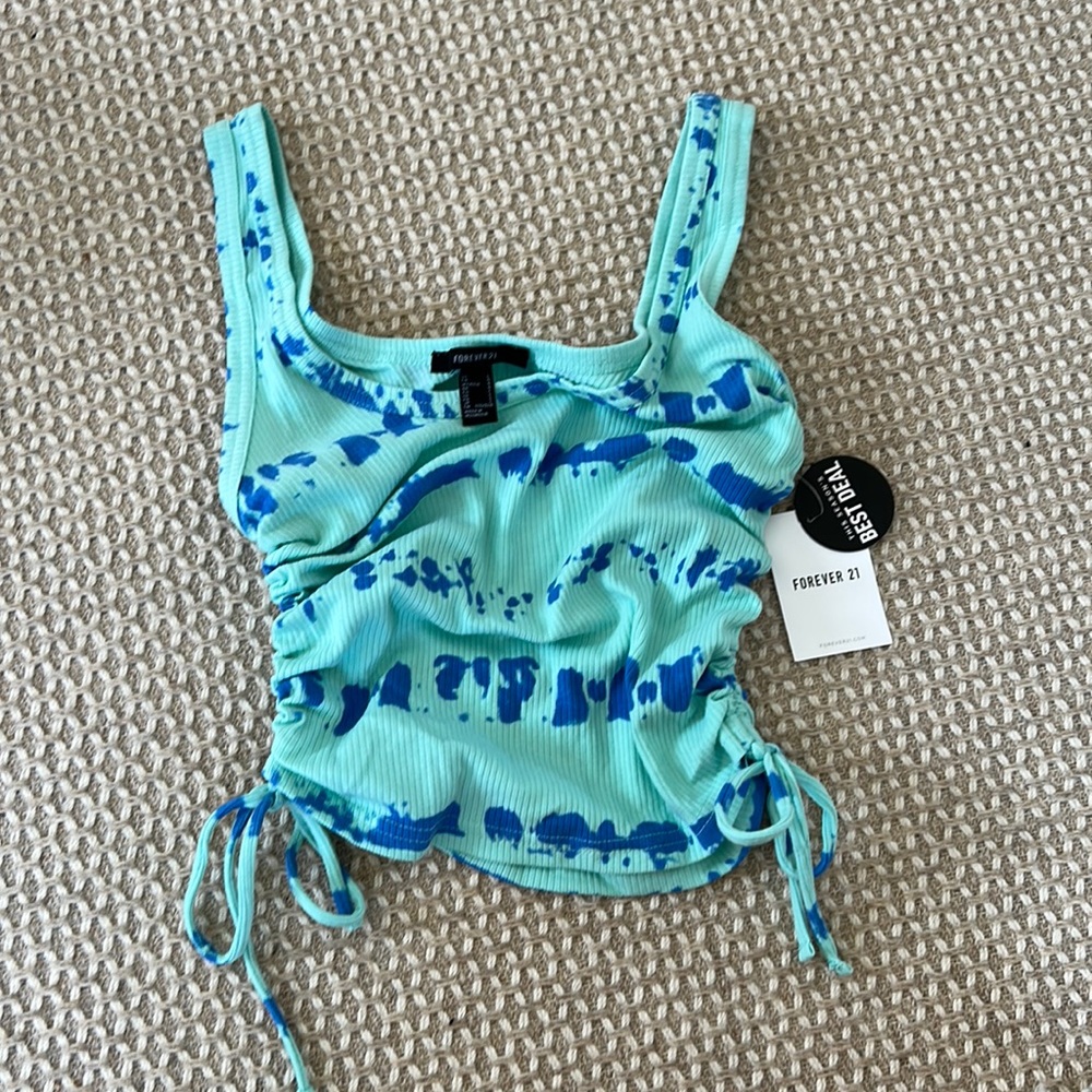 Tie Dye Blue F21 Tank